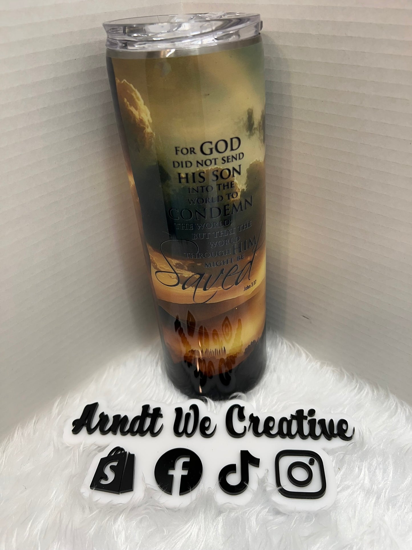 Ready to Ship - 30oz Skinny Tumbler (Holy)