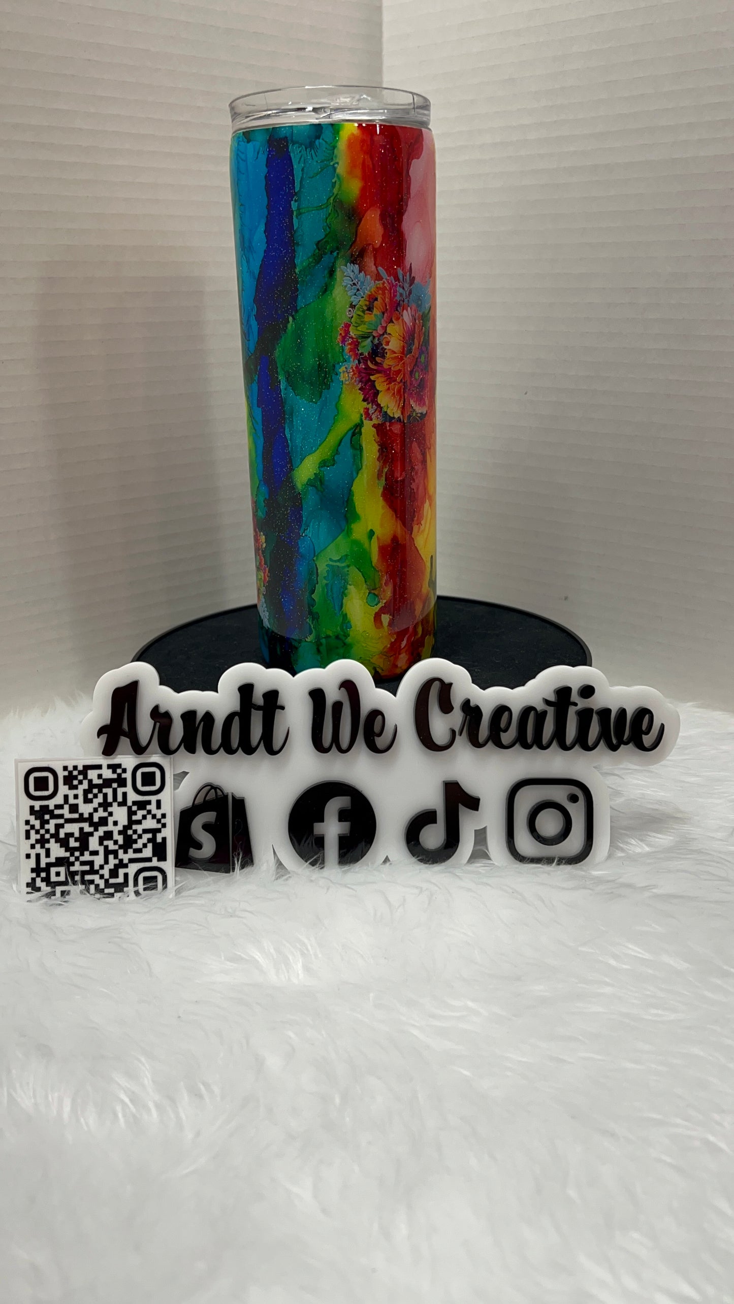 Ready to Ship - 20oz Skinny Tumbler (elephant)