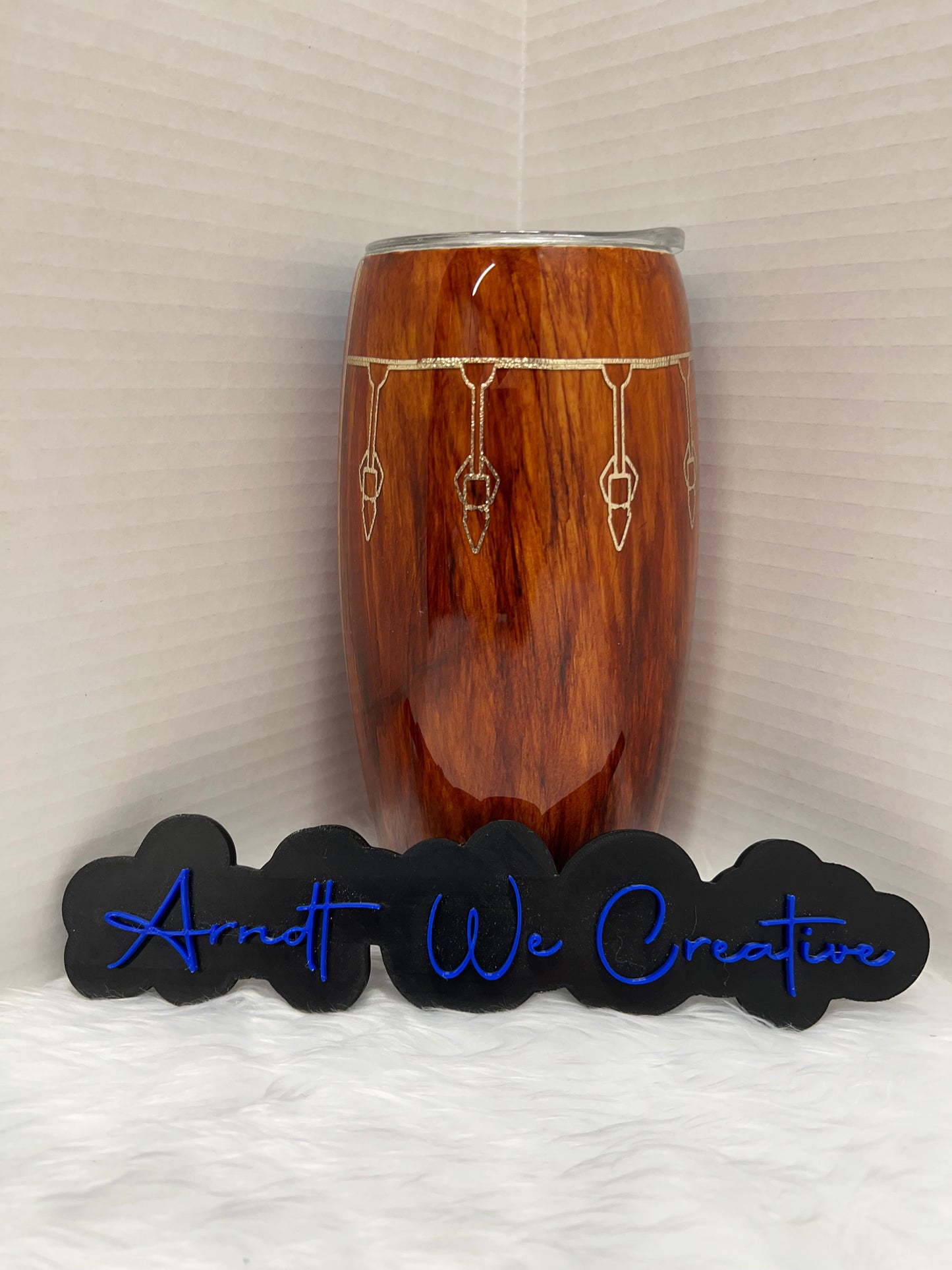 Ready to Ship - 25oz Stemless Wine (Football style)