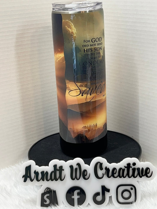 Ready to Ship - 30oz Skinny Tumbler (Holy)