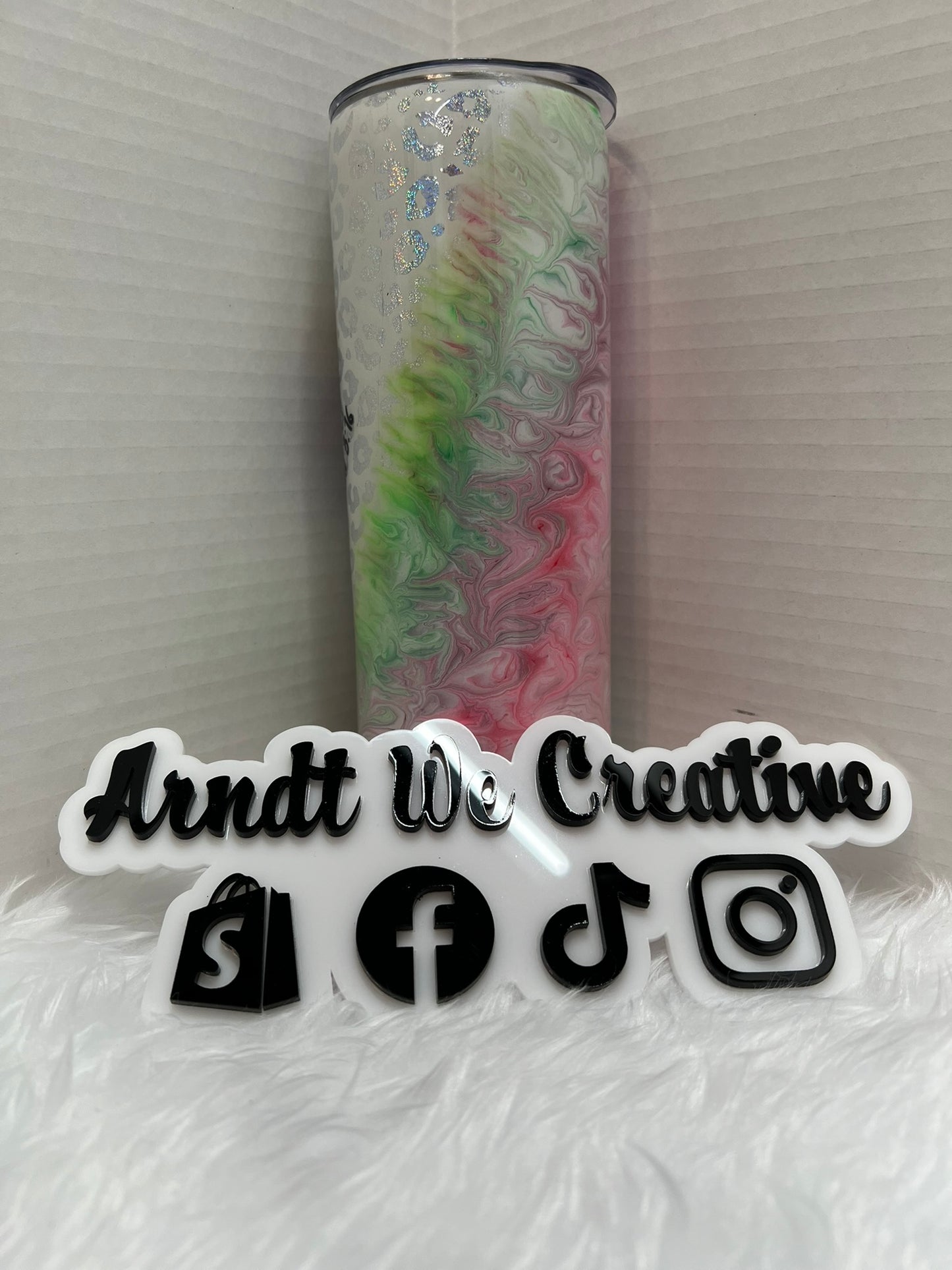 Ready to Ship - 20oz Skinny Tumbler (I am Loved)