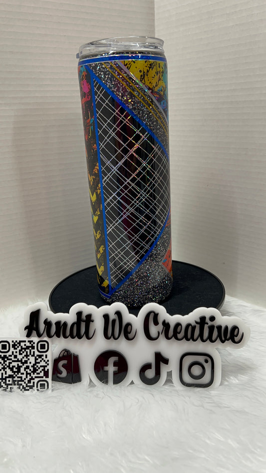 Ready to Ship - 30oz Skinny Tumbler (Mixed Media Black)