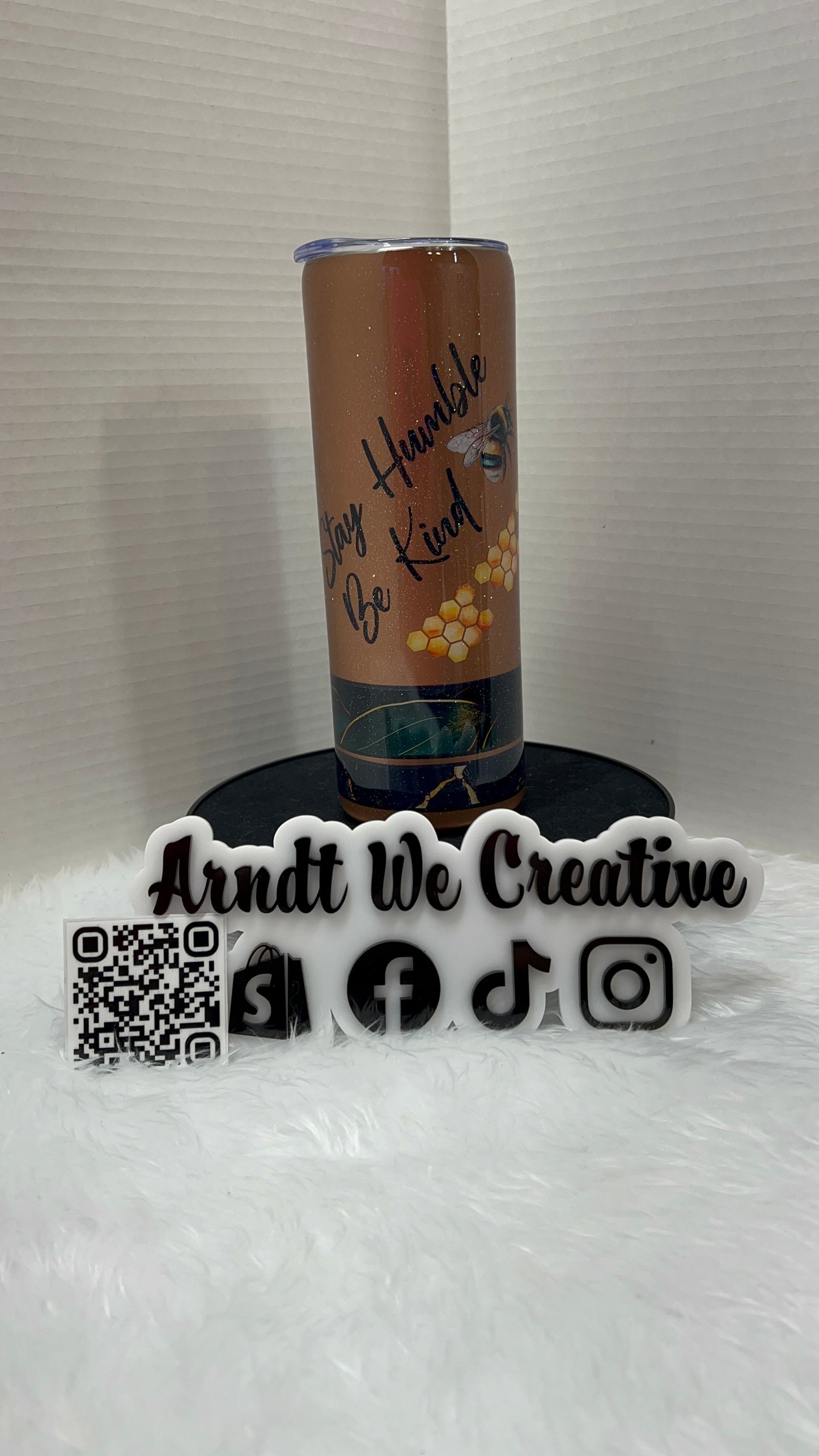 Ready to Ship - 20oz Skinny Tumbler (stay humble)