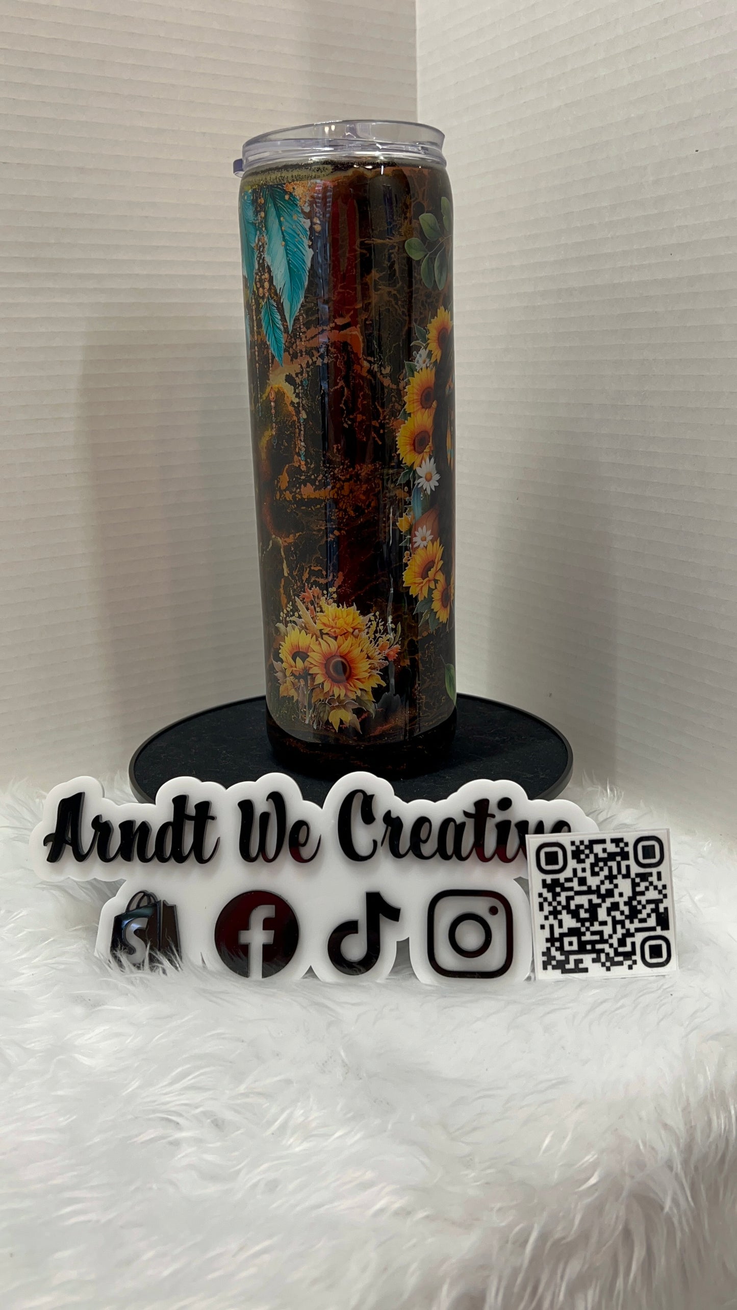 Ready to Ship - 30oz Skinny Tumbler (Indigenous Woman)