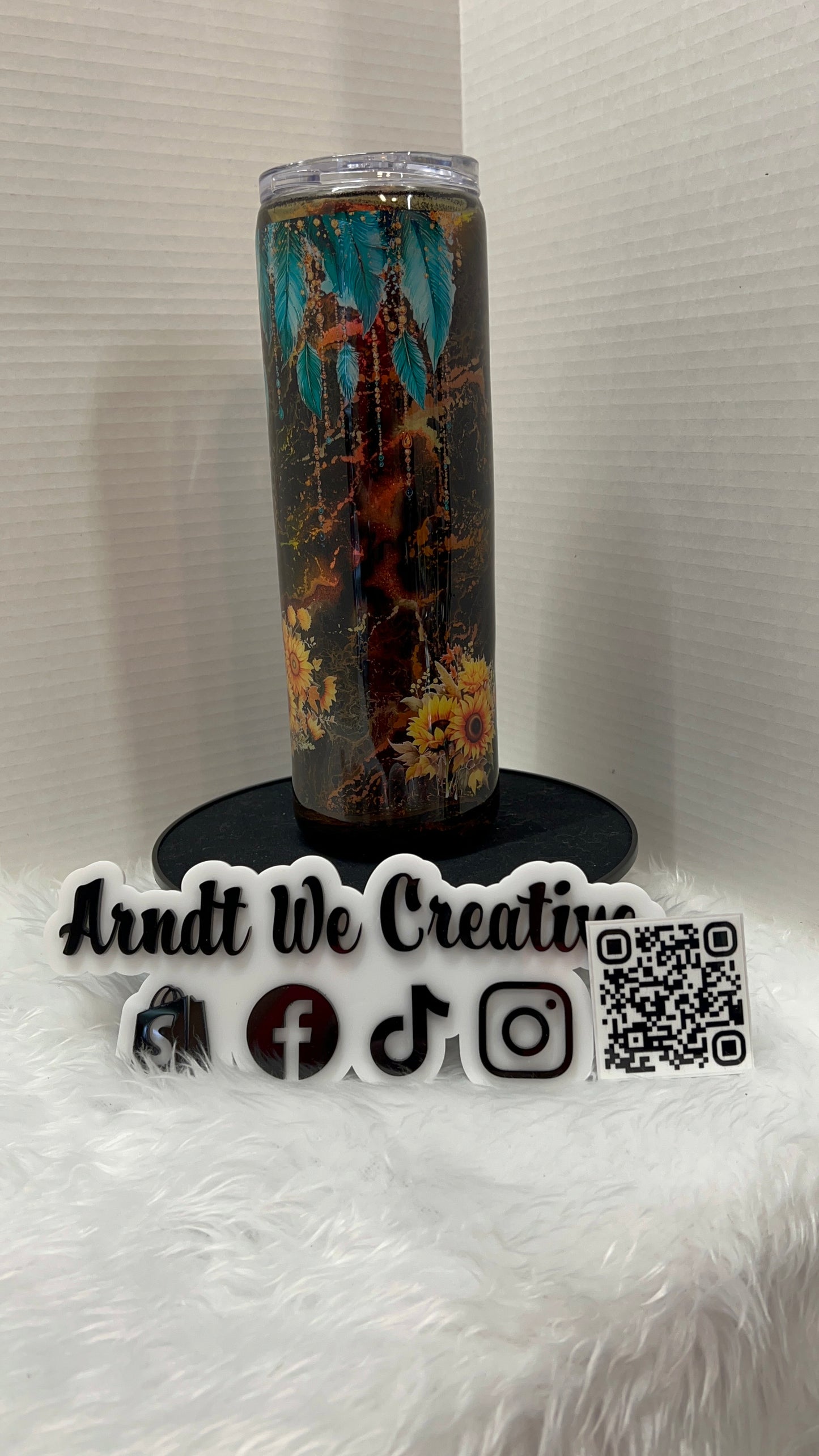 Ready to Ship - 30oz Skinny Tumbler (Indigenous Woman)