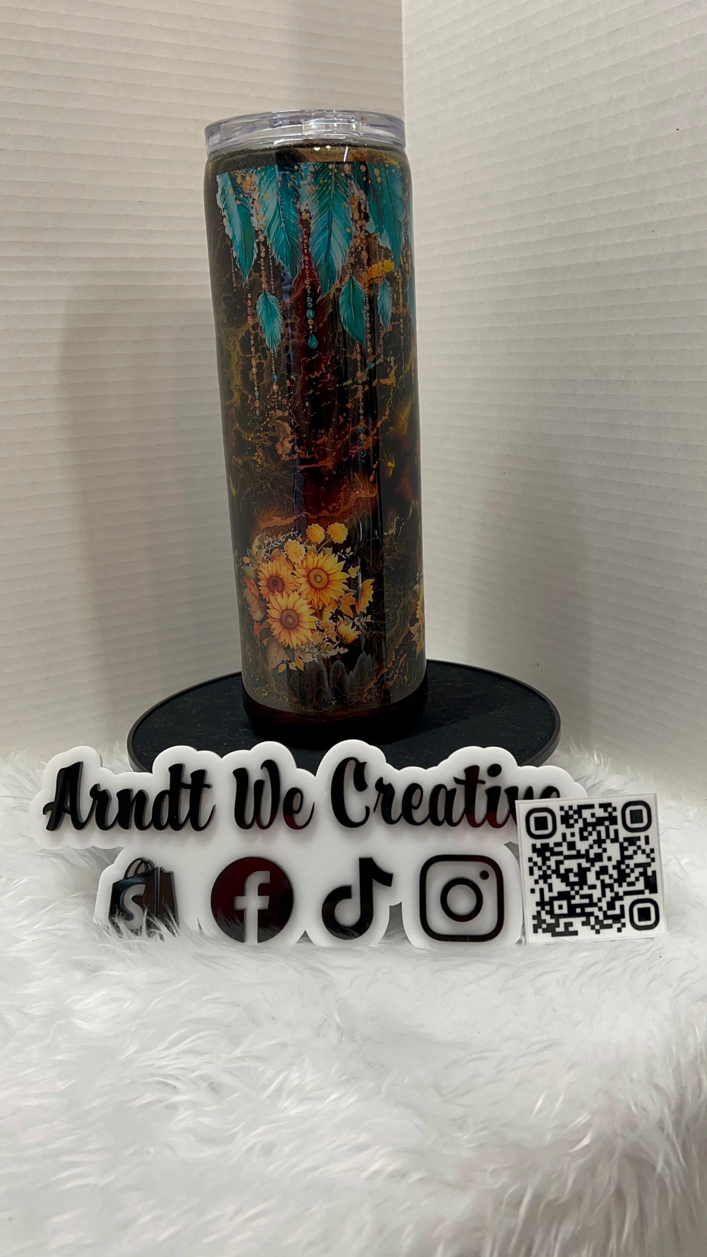 Ready to Ship - 30oz Skinny Tumbler (Indigenous Woman)