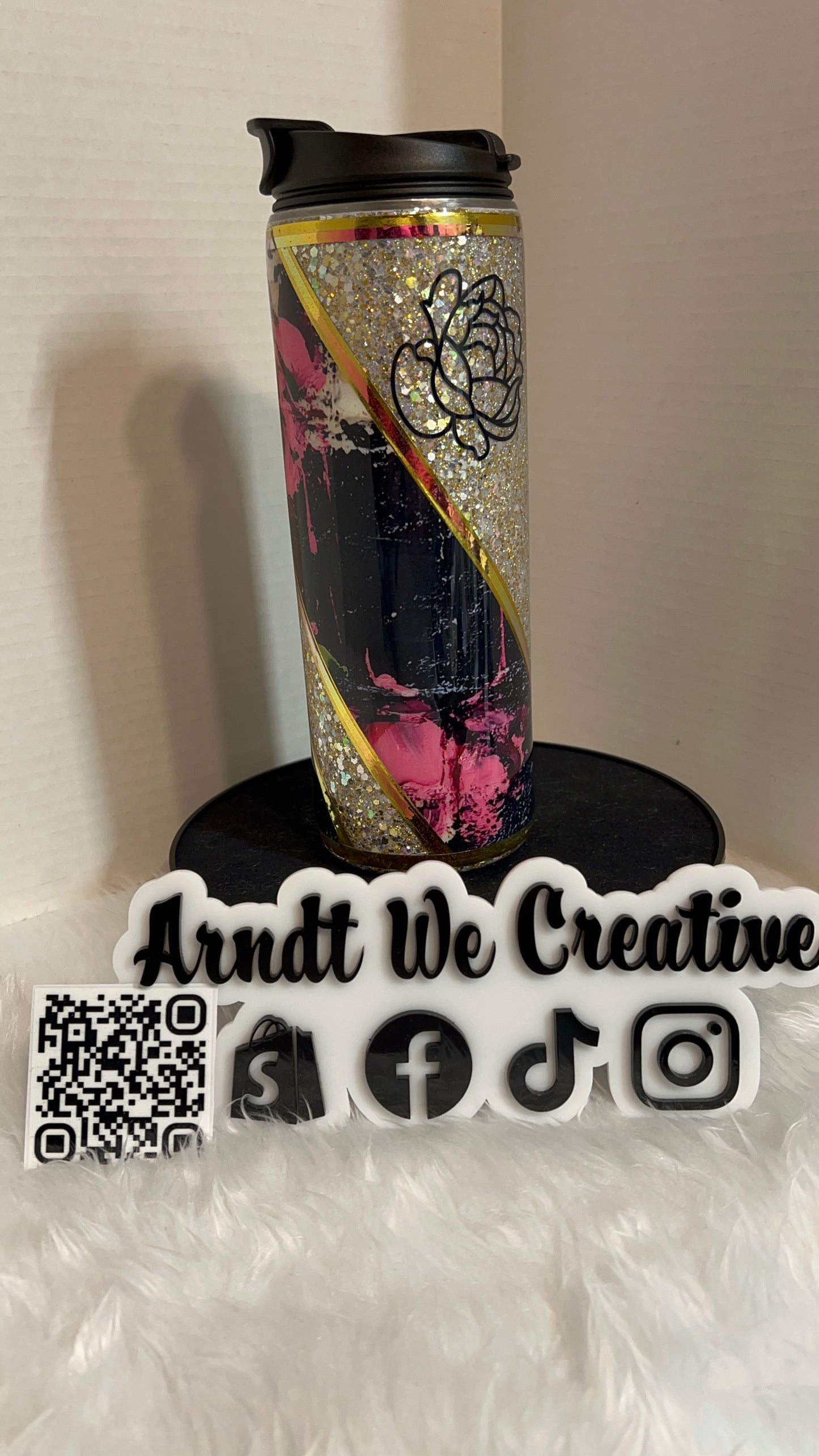 Ready to Ship - 18oz Tumbler (Multimedia Gold)