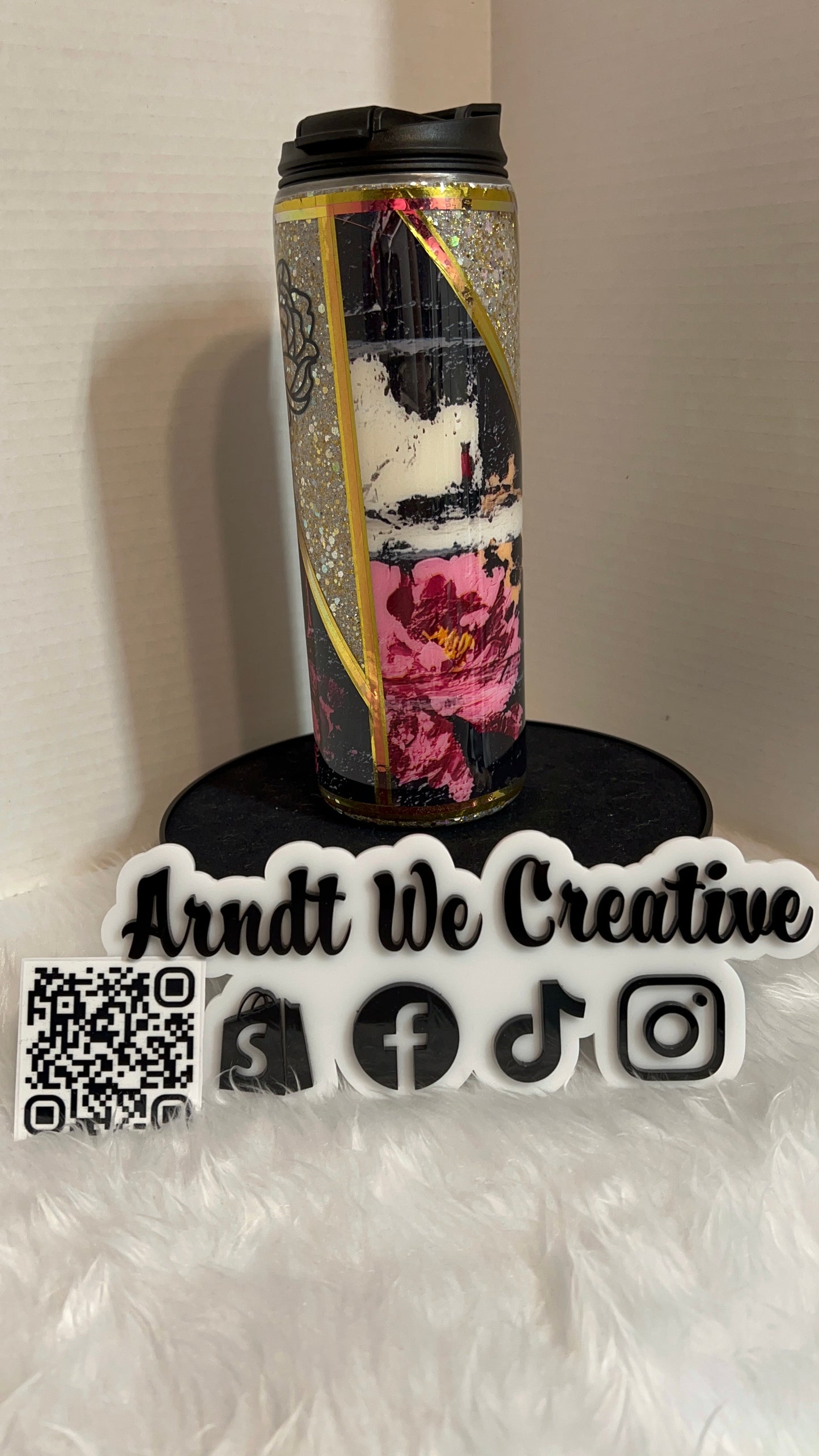 Ready to Ship - 18oz Tumbler (Multimedia Gold)