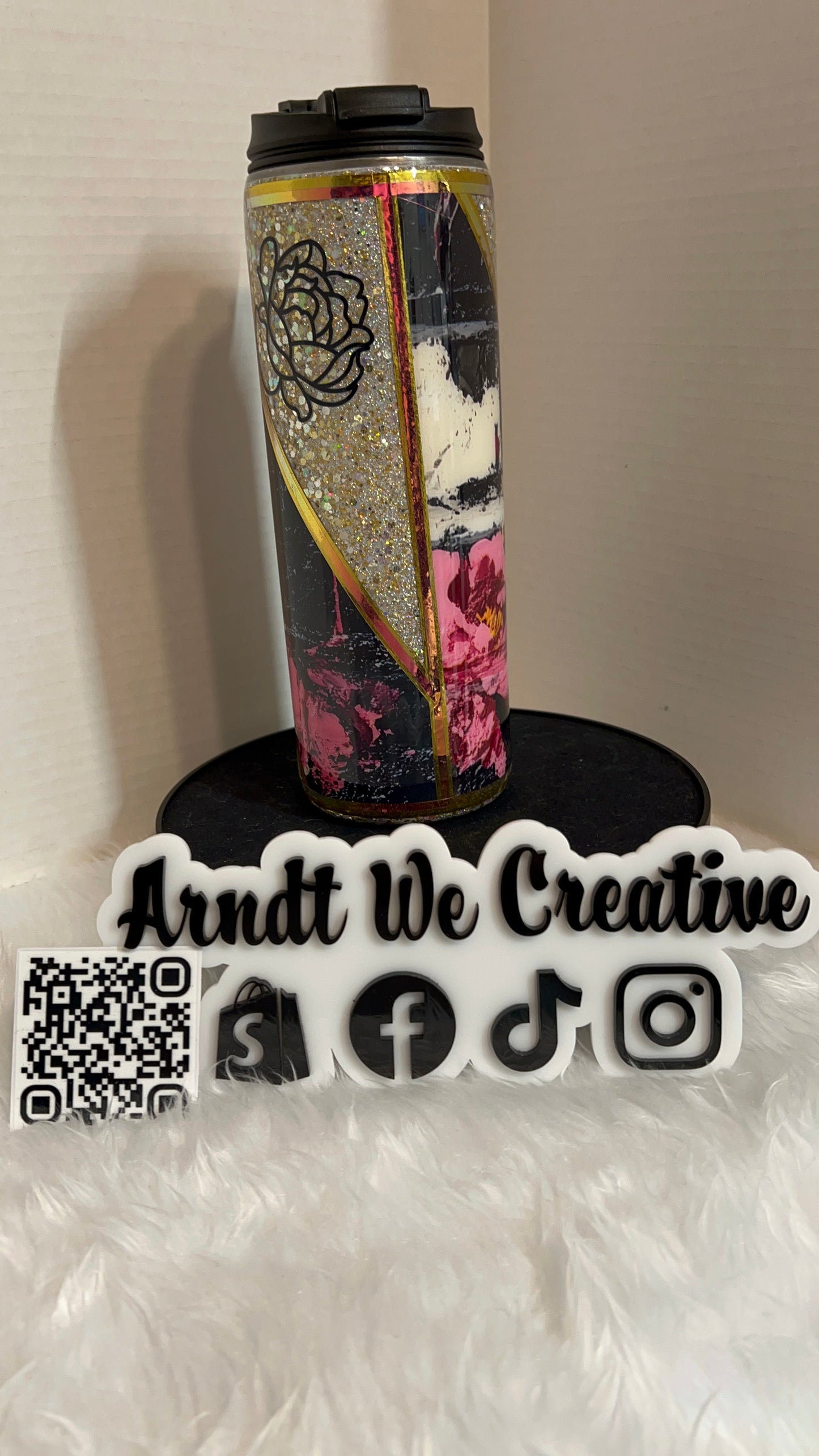 Ready to Ship - 18oz Tumbler (Multimedia Gold)