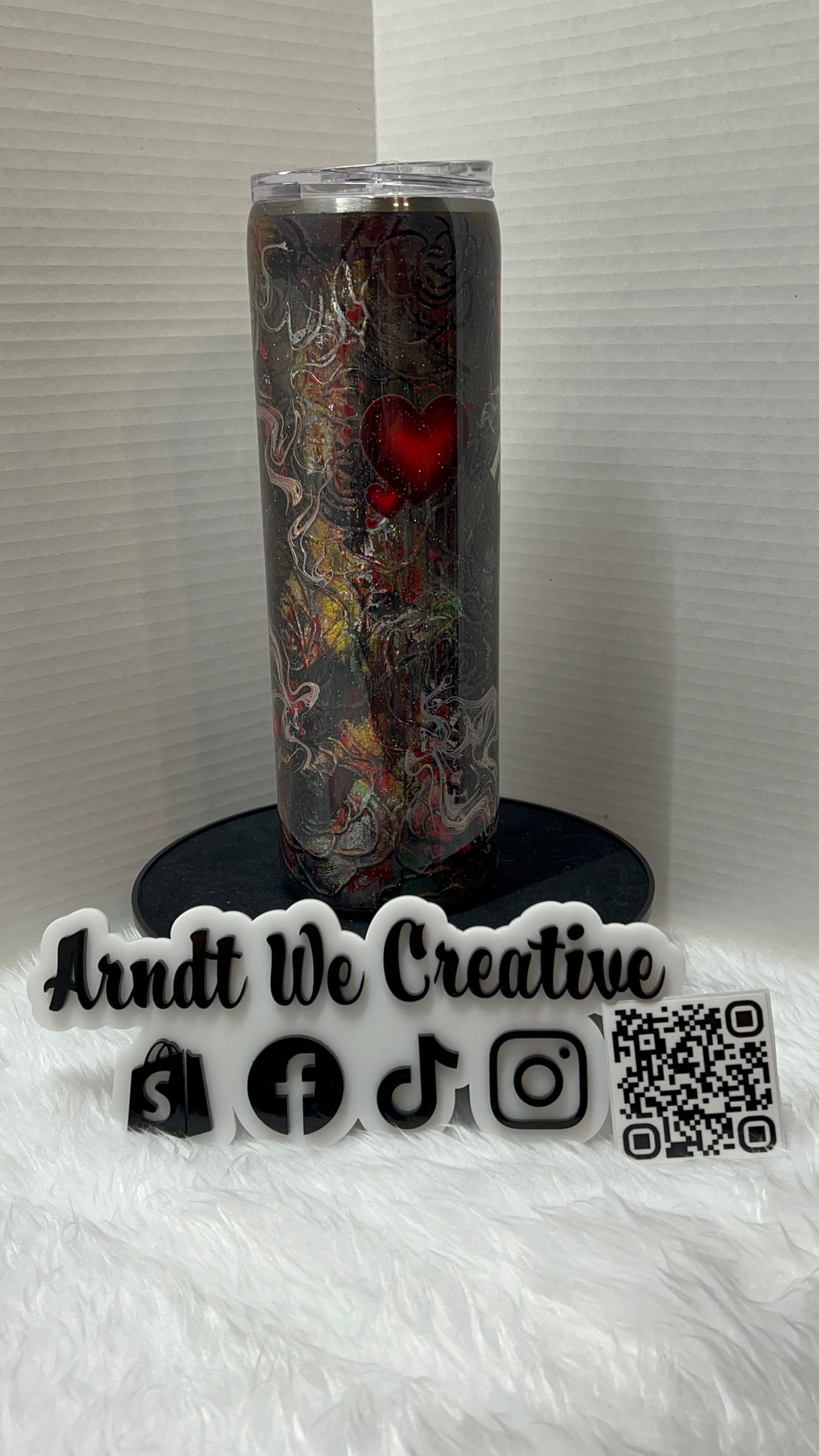 Ready to Ship - 30oz Skinny Tumbler (Remember Your Why grunge)