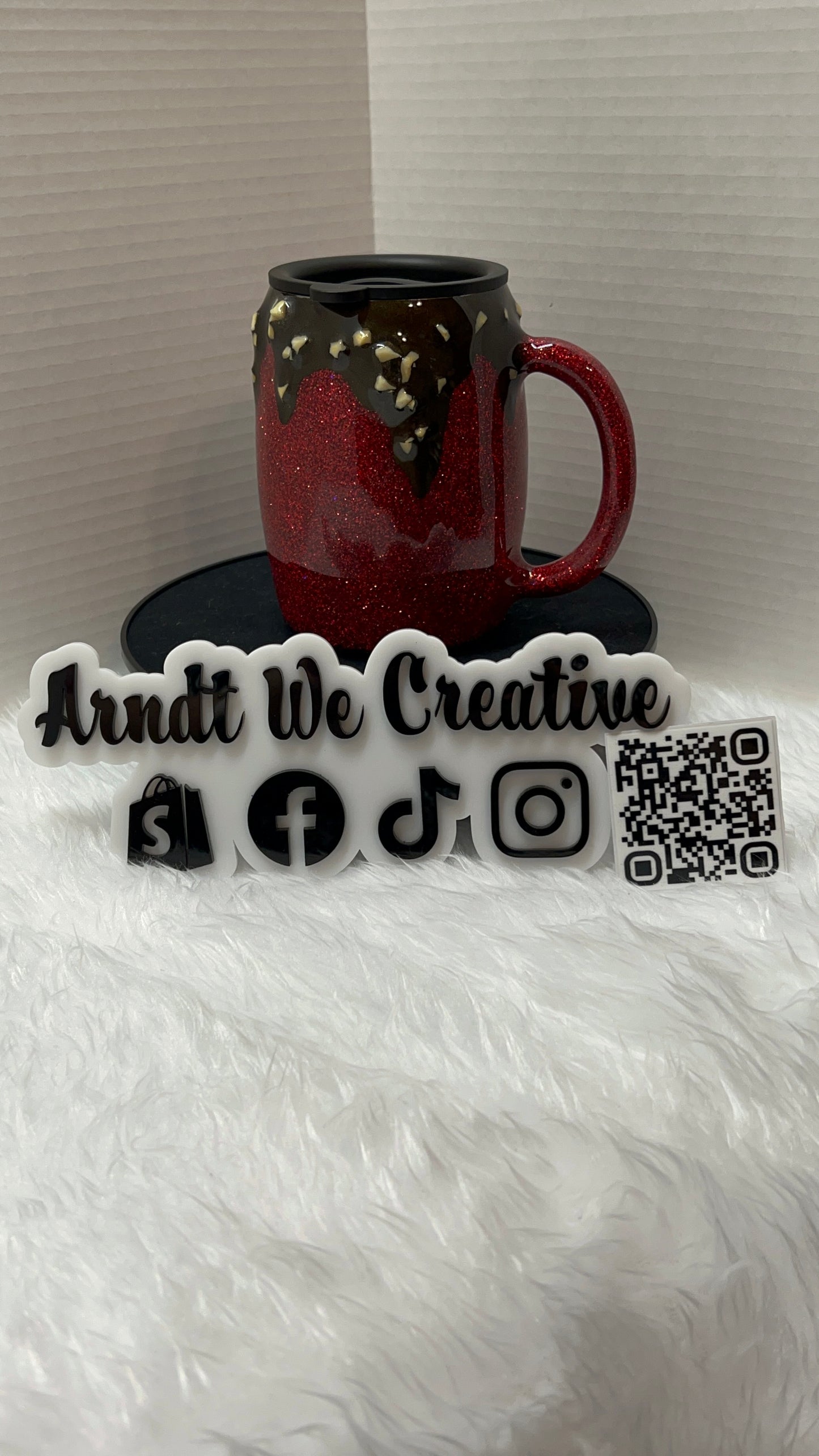 Ready to Ship - 14oz Coffee Mug (Red Apple)