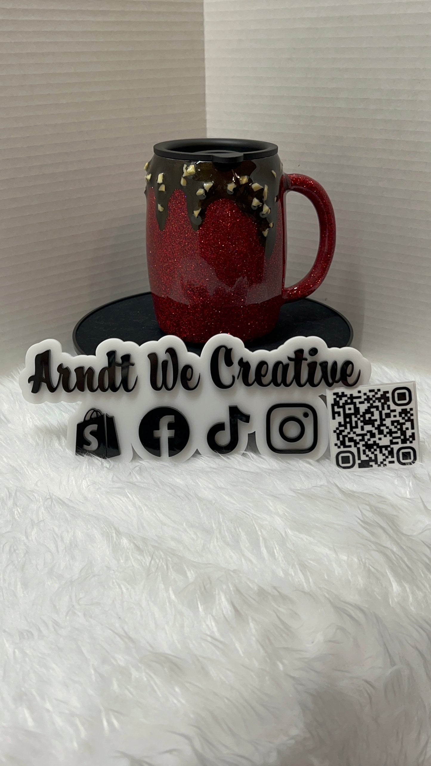 Ready to Ship - 14oz Coffee Mug (Red Apple)