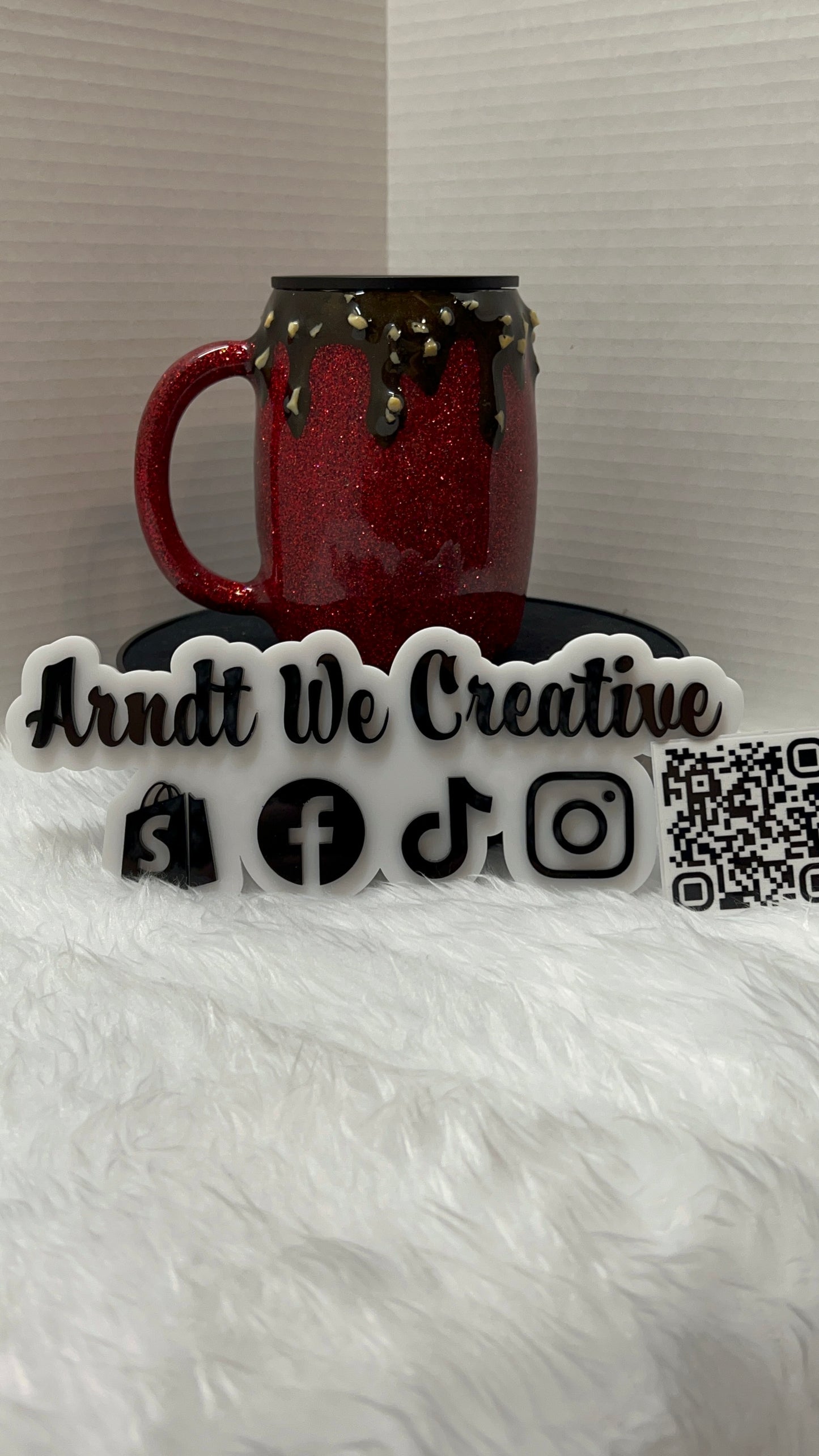 Ready to Ship - 14oz Coffee Mug (Red Apple)