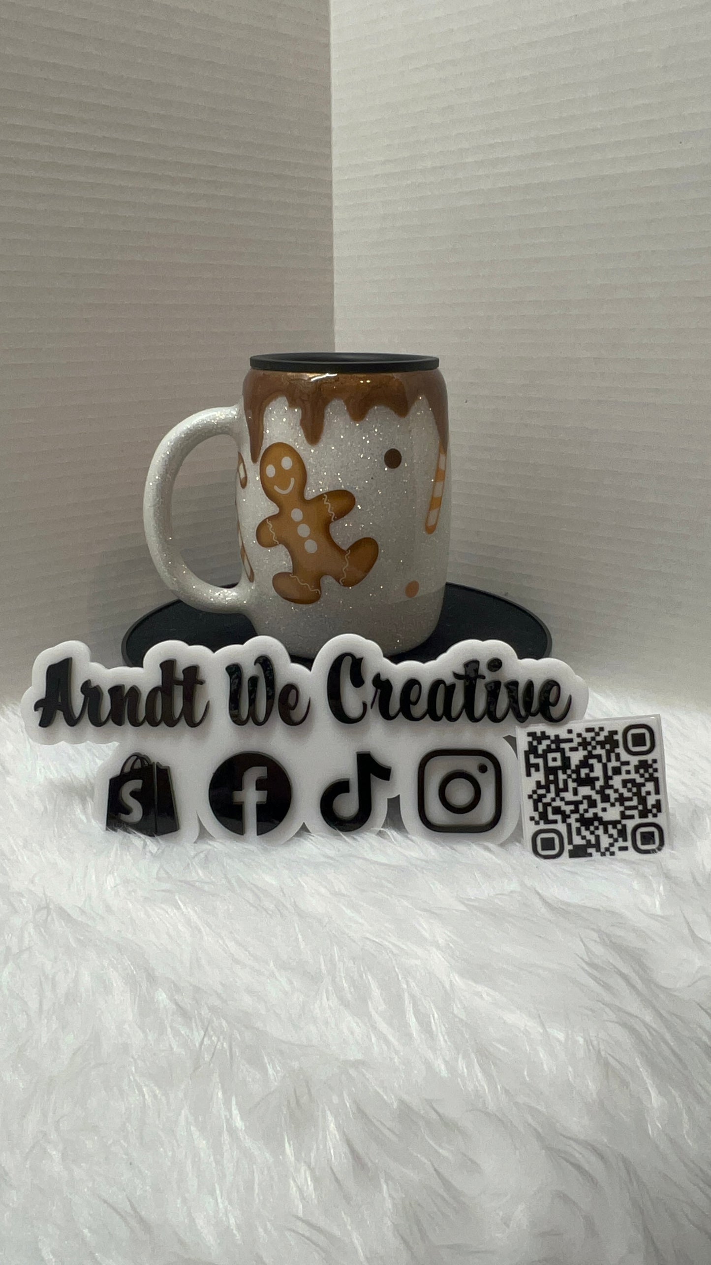 Ready to Ship - 14oz Coffee Mug (Gingerbread man)