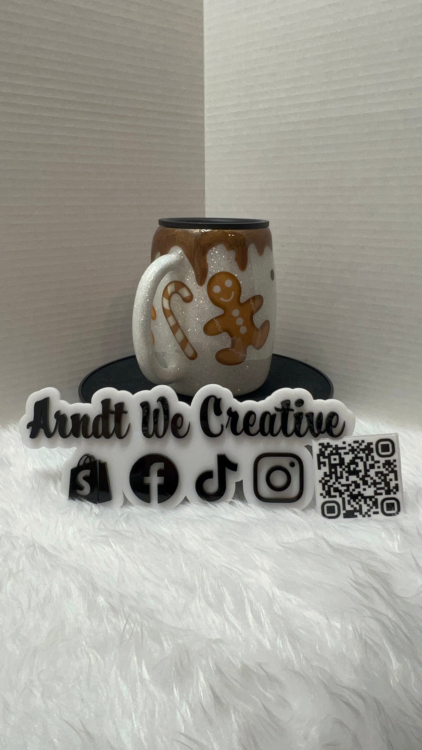 Ready to Ship - 14oz Coffee Mug (Gingerbread man)