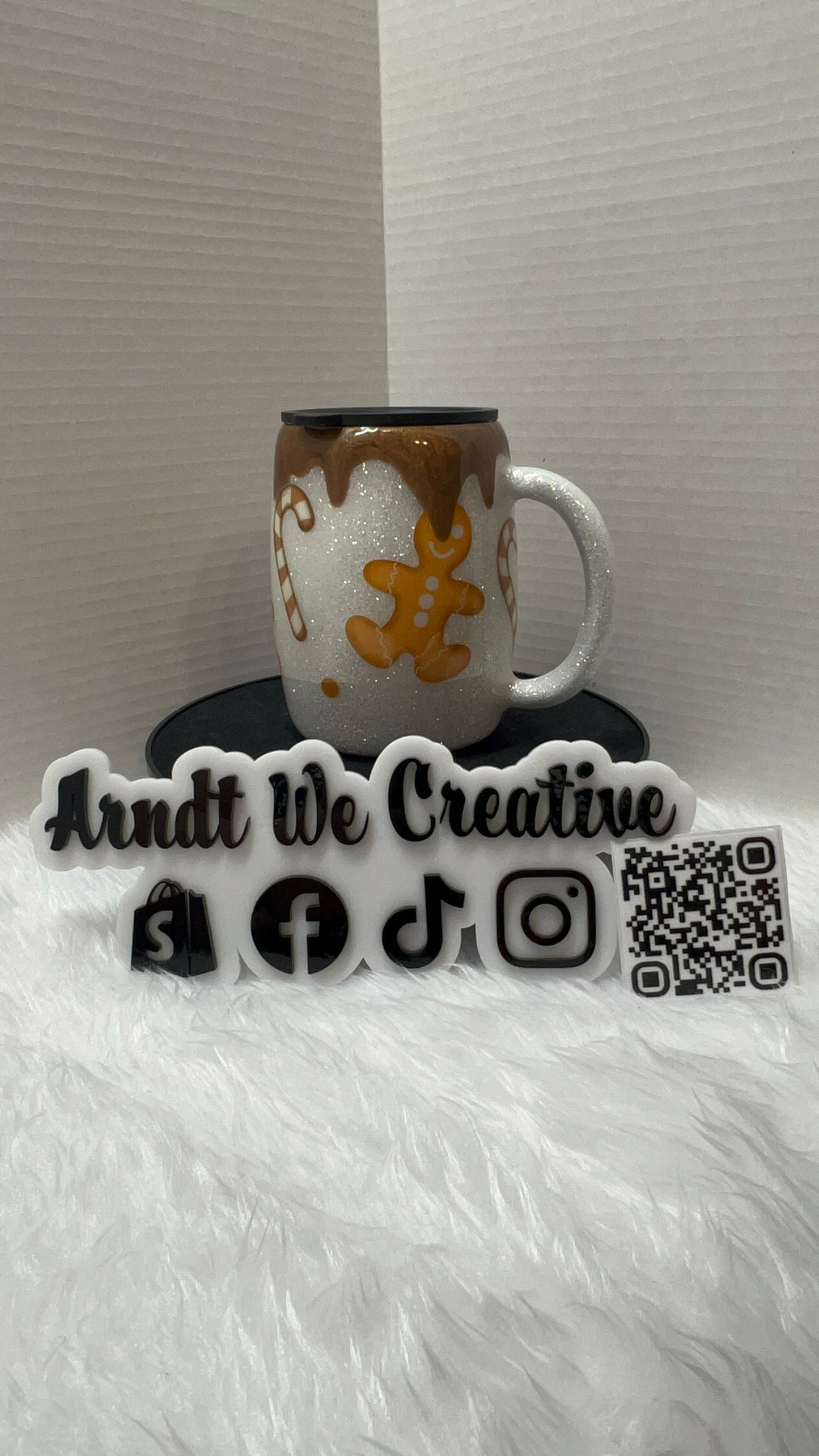 Ready to Ship - 14oz Coffee Mug (Gingerbread man)