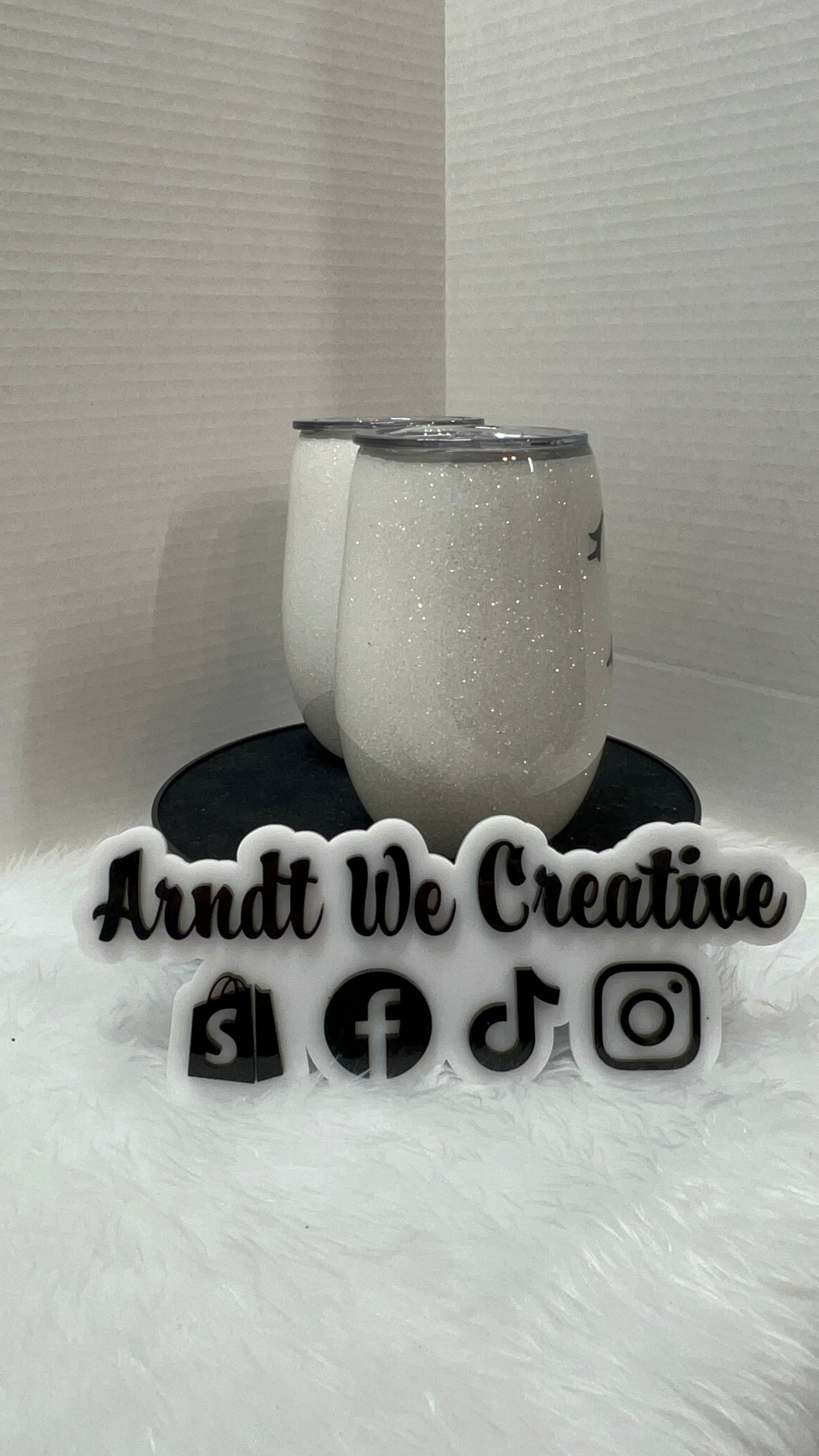 Ready to Ship - 14oz Stemless Wine Tumbler (Mr. & Mrs. Snowman)