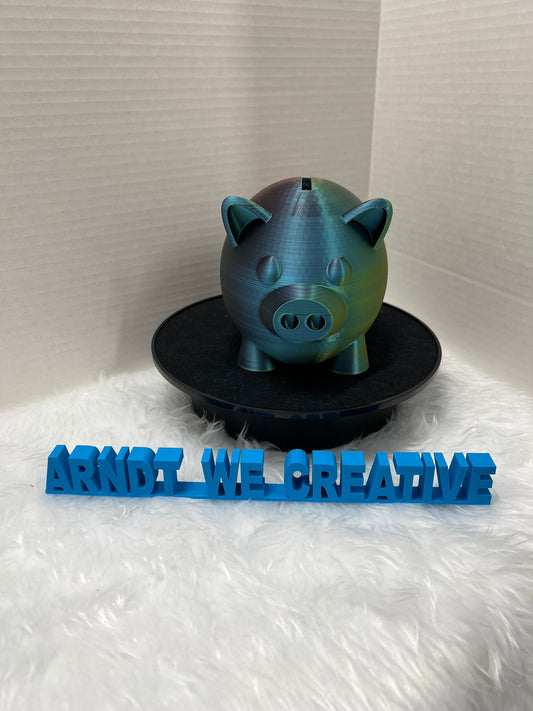 3D Printed Piggy Bank