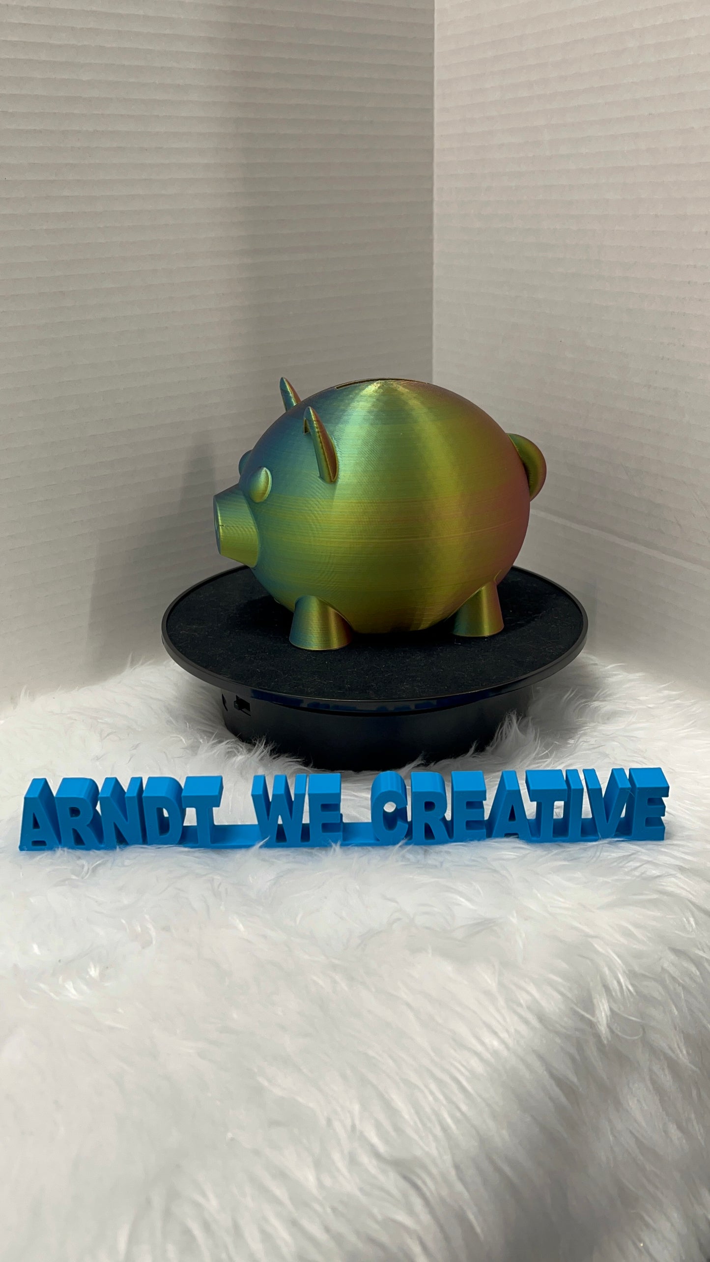 3D Printed Piggy Bank
