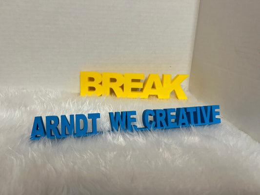 3D Customized Name