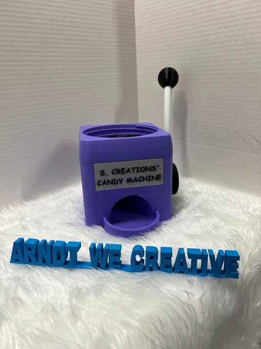 3D Printed Candy Machine