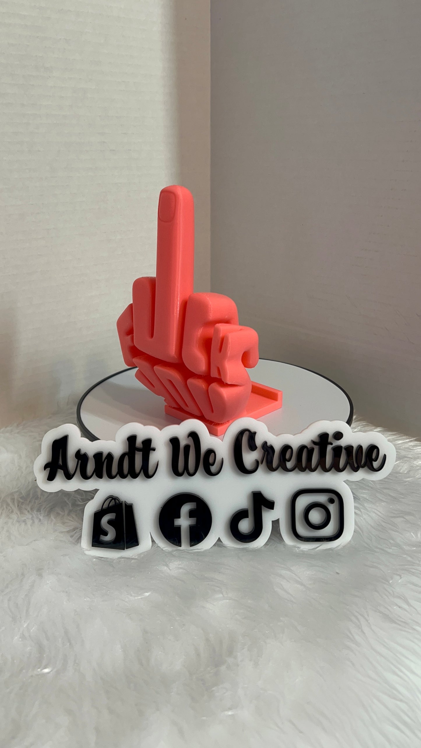 3D Prints - Phone Stand (F**k You)