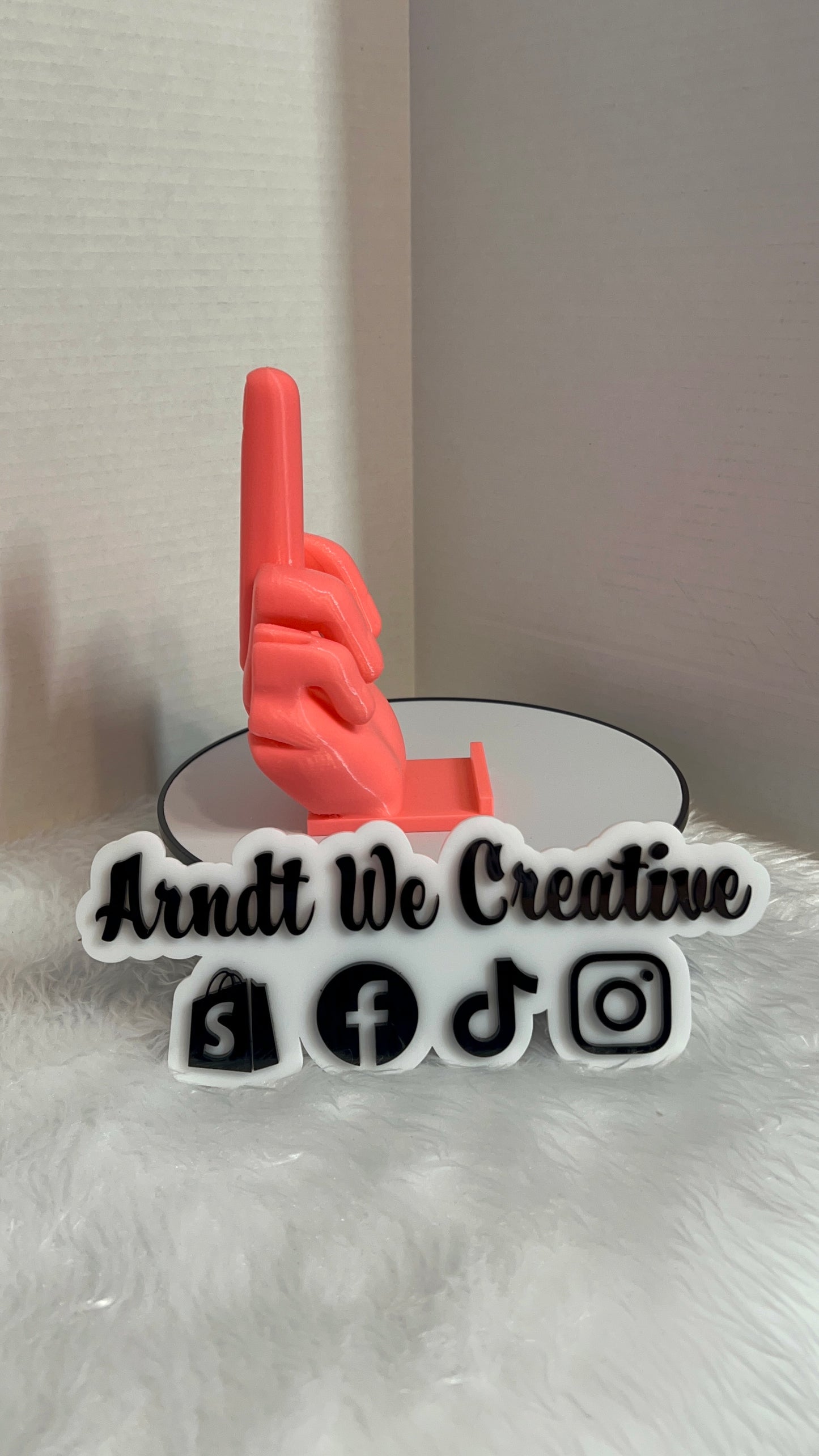 3D Prints - Phone Stand (F**k You)