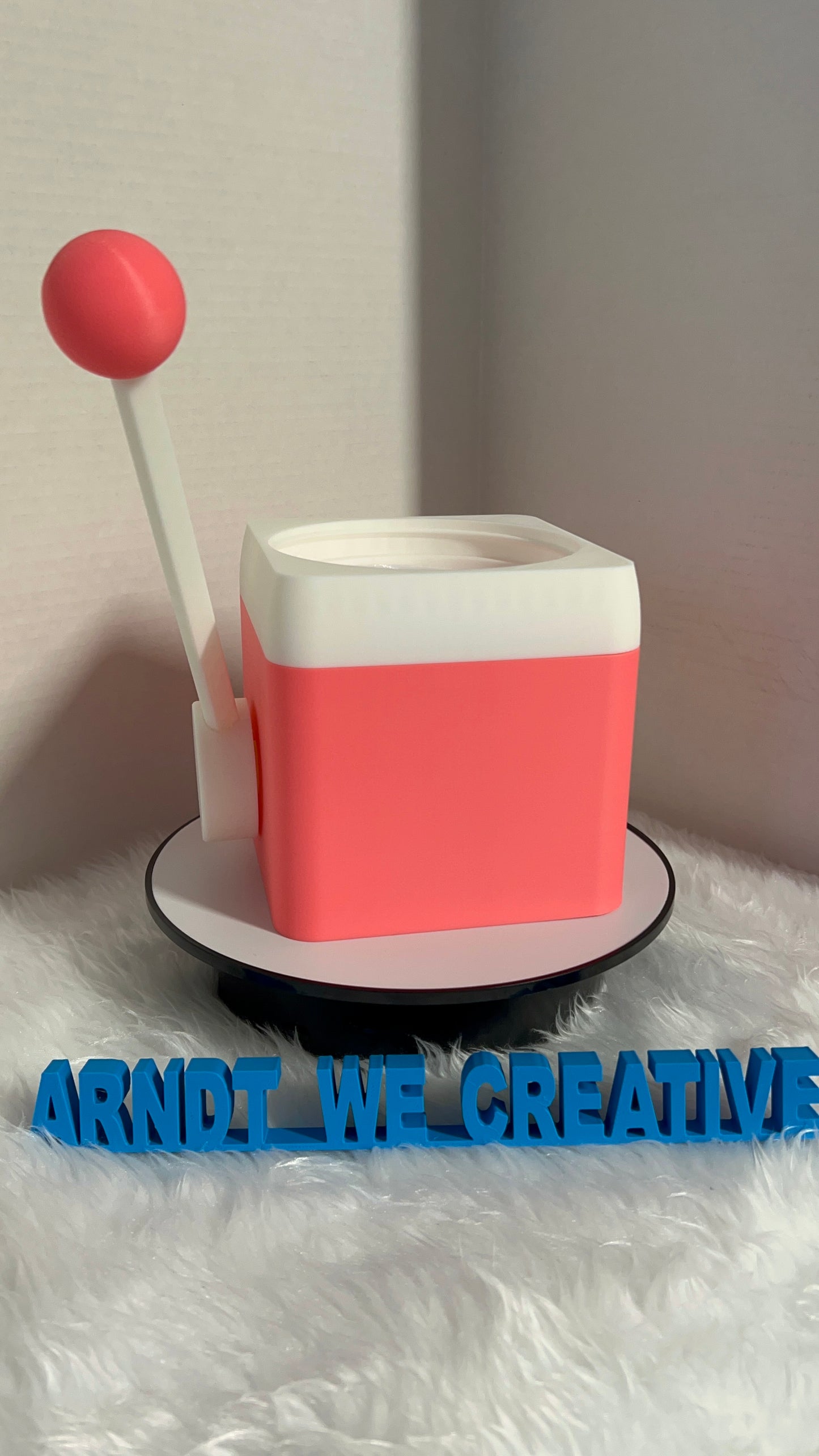 3D Printed Candy Machine (Breast Cancer Awareness)
