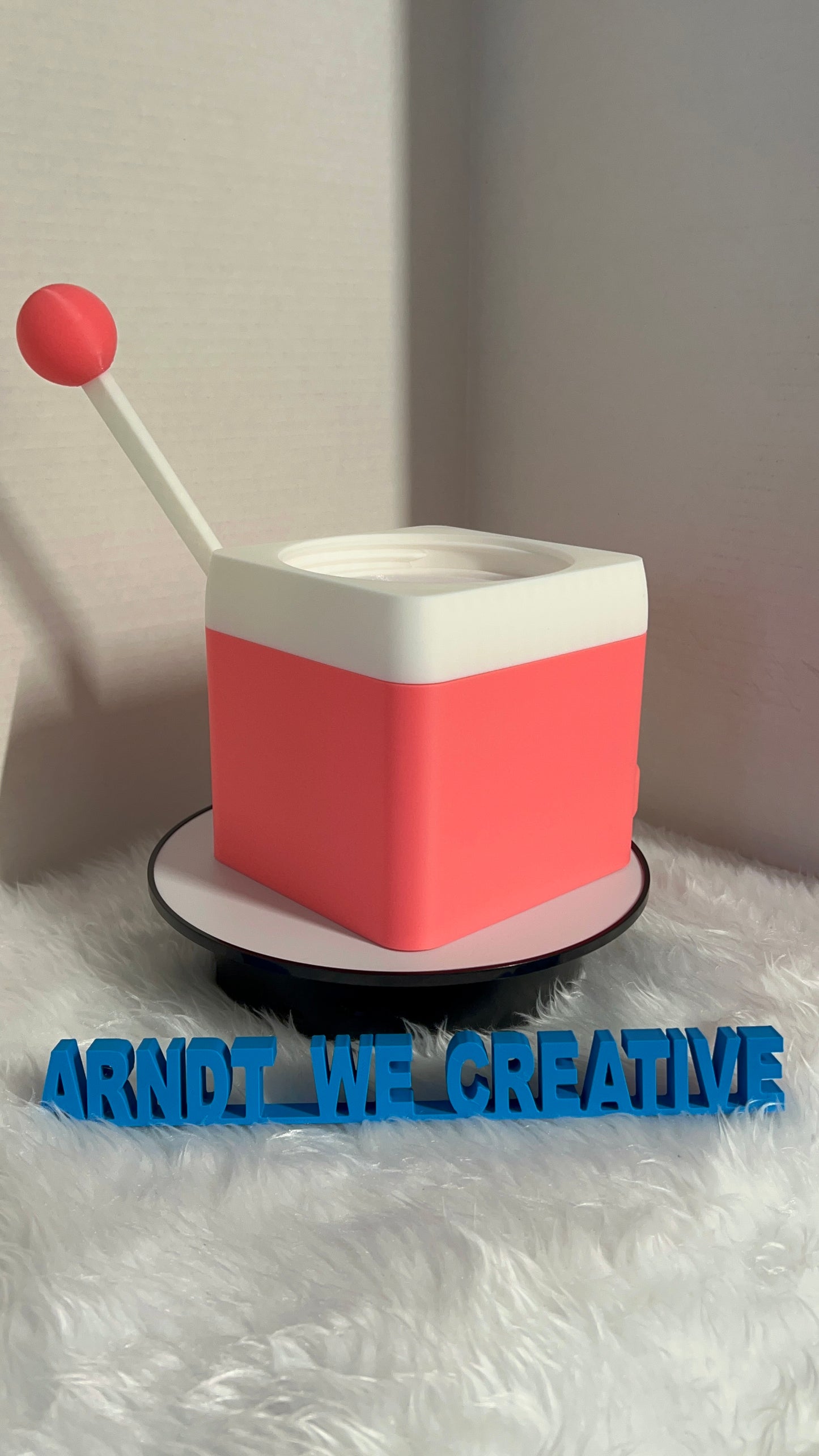 3D Printed Candy Machine (Breast Cancer Awareness)