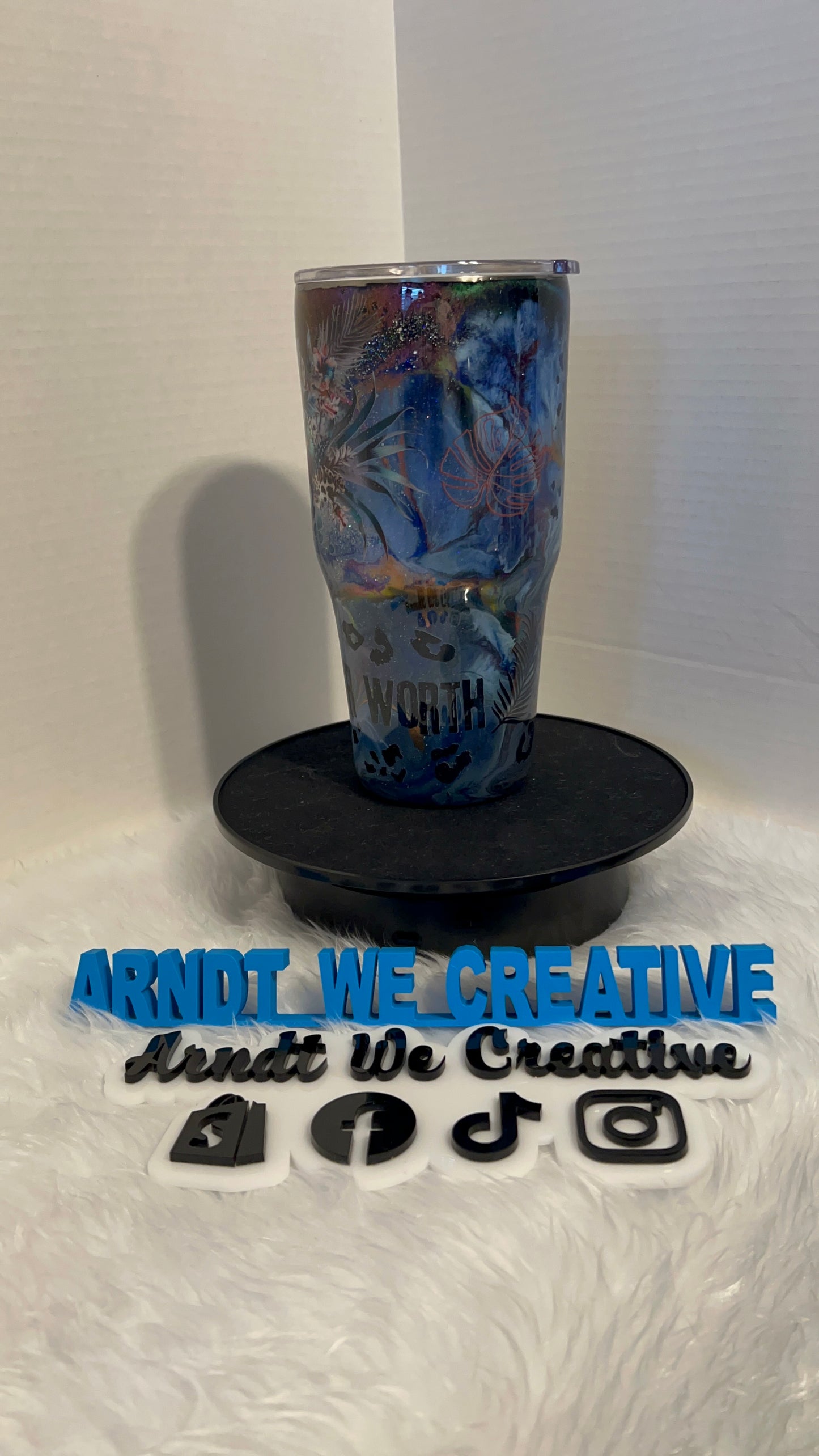 Ready to Ship - 30oz Modern Curve Tumbler (Know Your Worth)