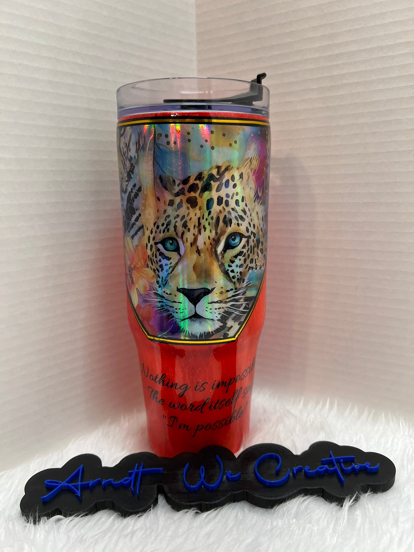 Ready to Ship - 30oz Grippy Tumbler (Cheetah)