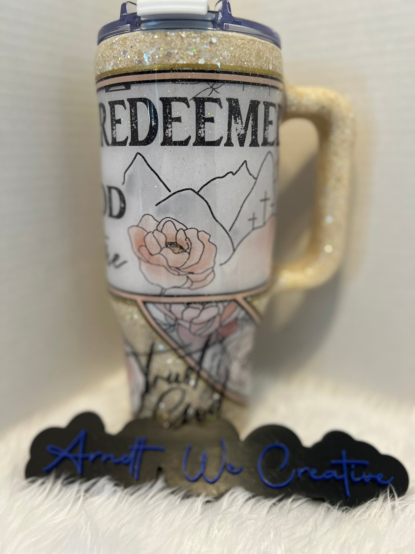 Ready to Ship - 40oz Handle Tumbler (Patriotic)