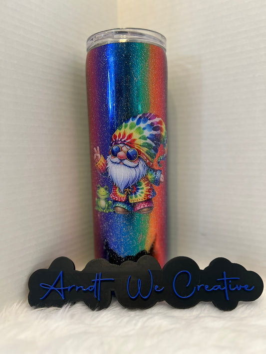 Ready to Ship - 30oz Skinny Tumbler (Groovy Gnome)